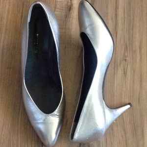 Silver leather Italian classic hills 8,5